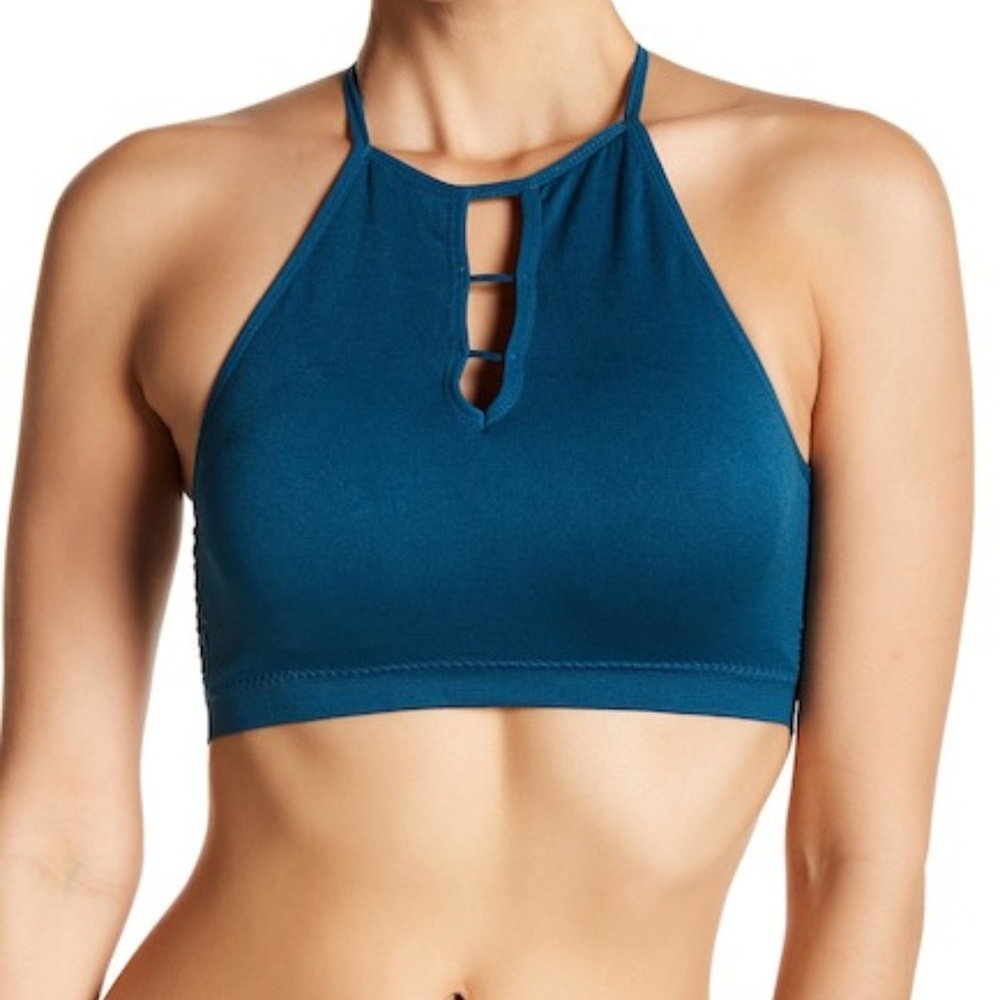 Free Press Fishnet Back Seamless Bralette